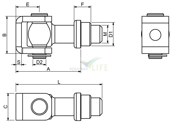 H20 - pant otočný brány regulovatelný