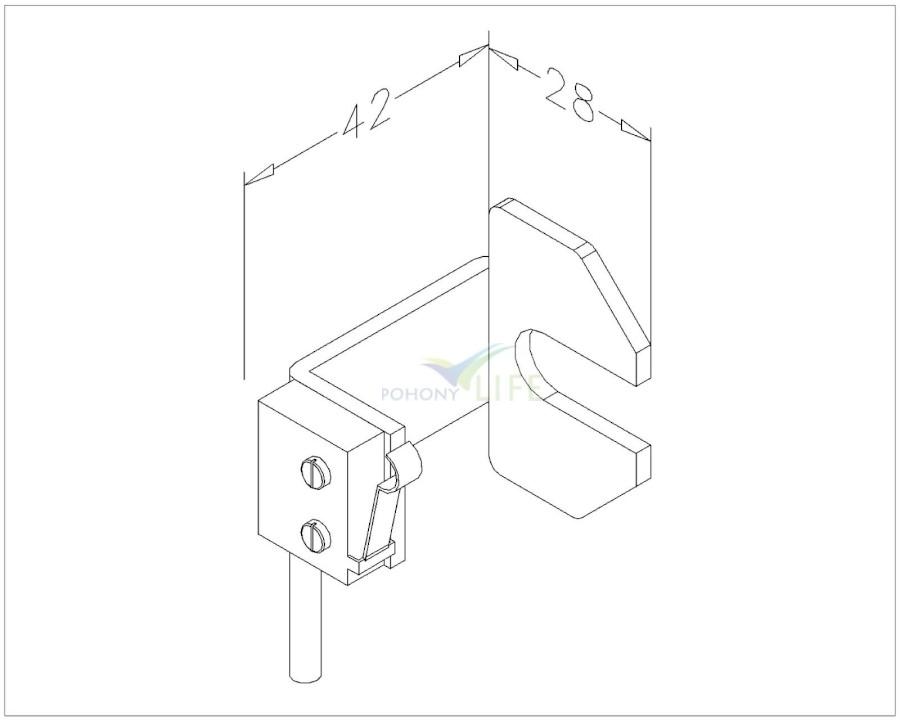 Mikrospínač s držákem pro OPL R